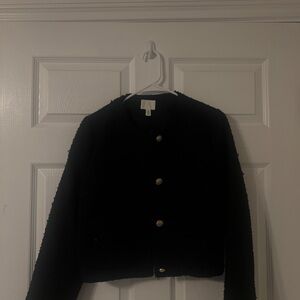H&M Black Blazer with Gold Buttons